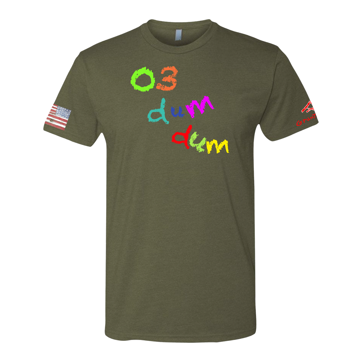 03 DUM DUM -Crayon Shirt (OD OR CHARCOAL GRAY)