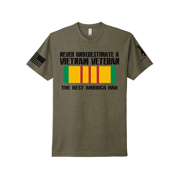 Never Underestimate A Vietnam Vet Tee