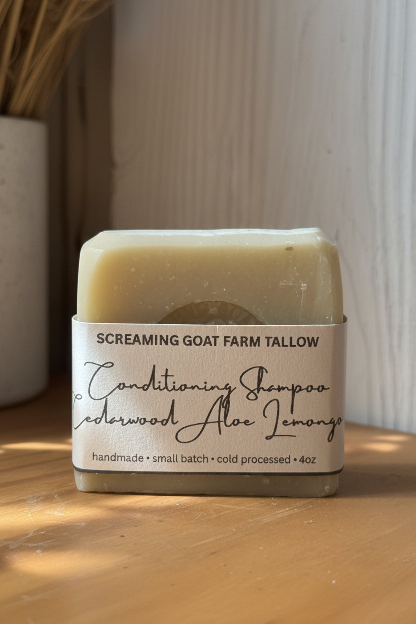 Cedarwood Aloe Lemongrass Conditioning Shampoo Bar