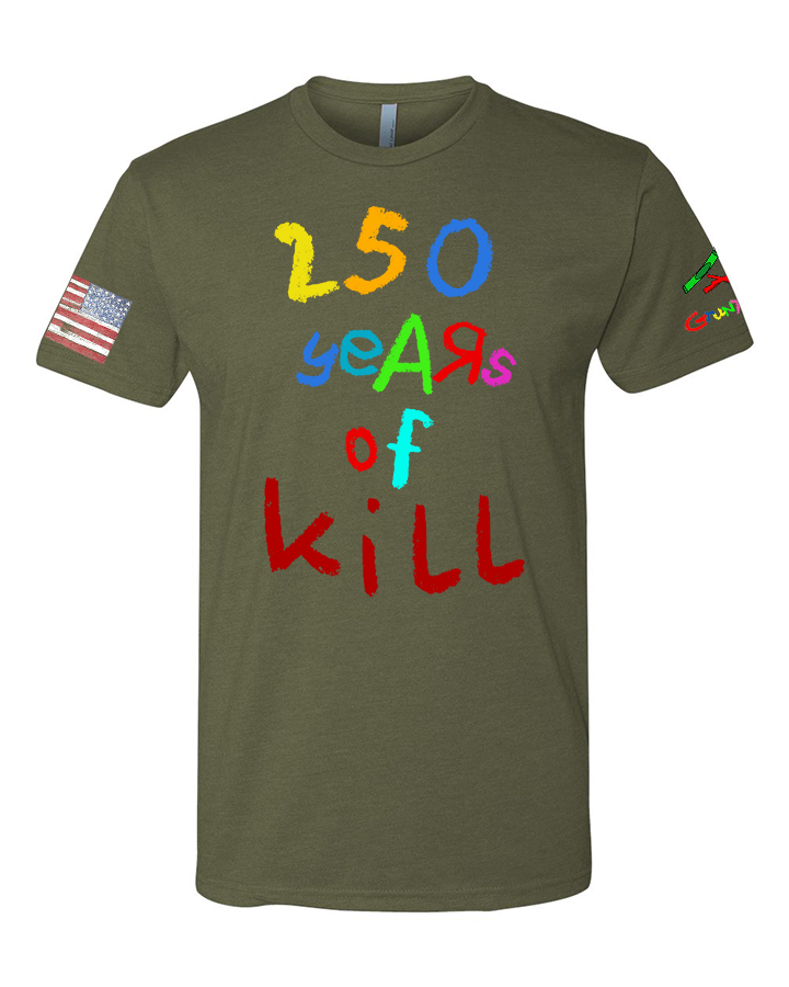 250 Years- USMC Crayon Tee
