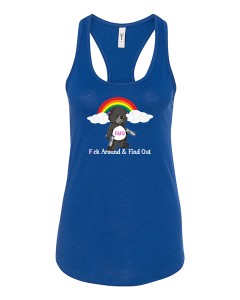 FAFO BEAR-Womens  Racerback tank