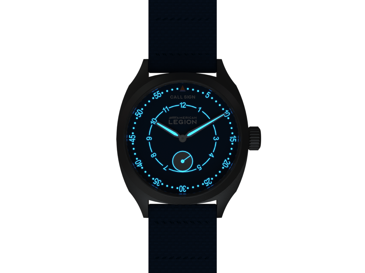 Waypoint Pilot Watch — Blue Dial