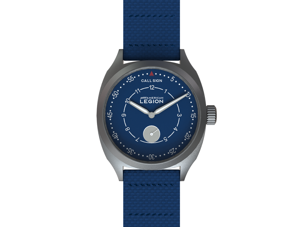 Waypoint Pilot Watch — Blue Dial