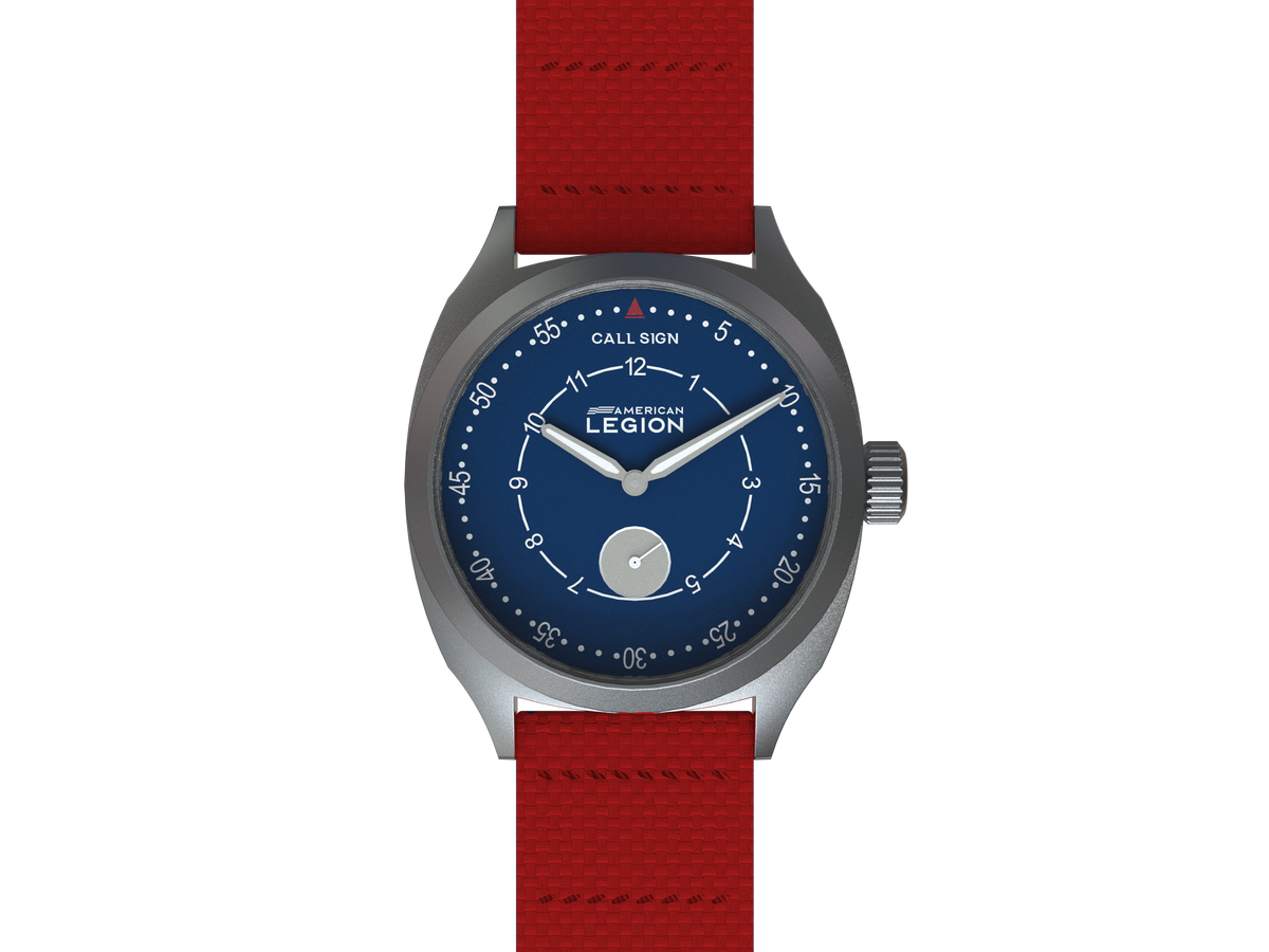 Waypoint Pilot Watch — Blue Dial