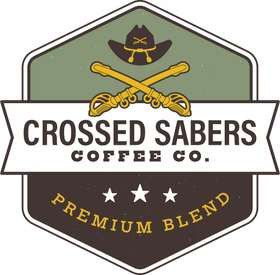 Crossed Sabers Coffee Co. logo