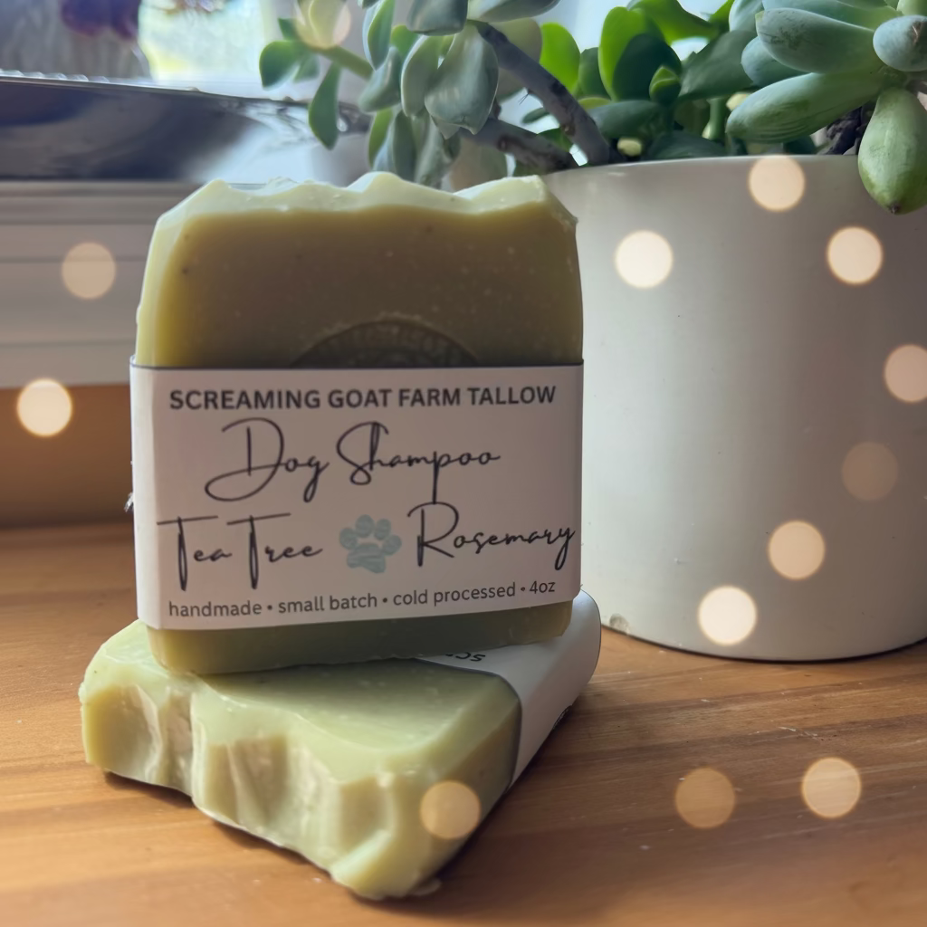 Tea Tree Rosemary Aloe Conditioning Dog Shampoo Bar