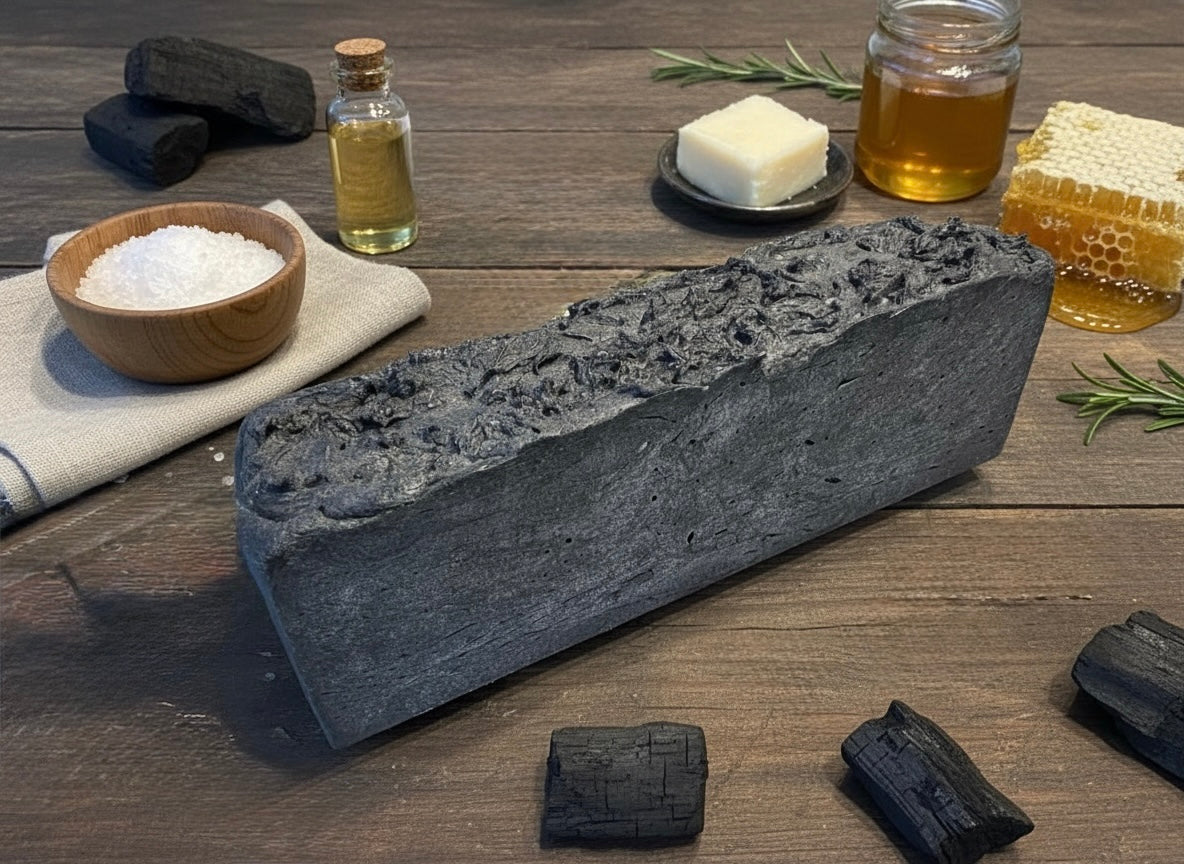 Men’s Soap Gift Basket – Coffee, Beer & Charcoal Collection