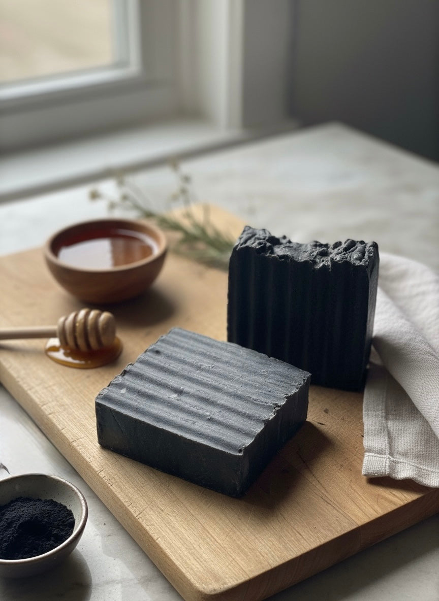 Men’s Soap Gift Basket – Coffee, Beer & Charcoal Collection