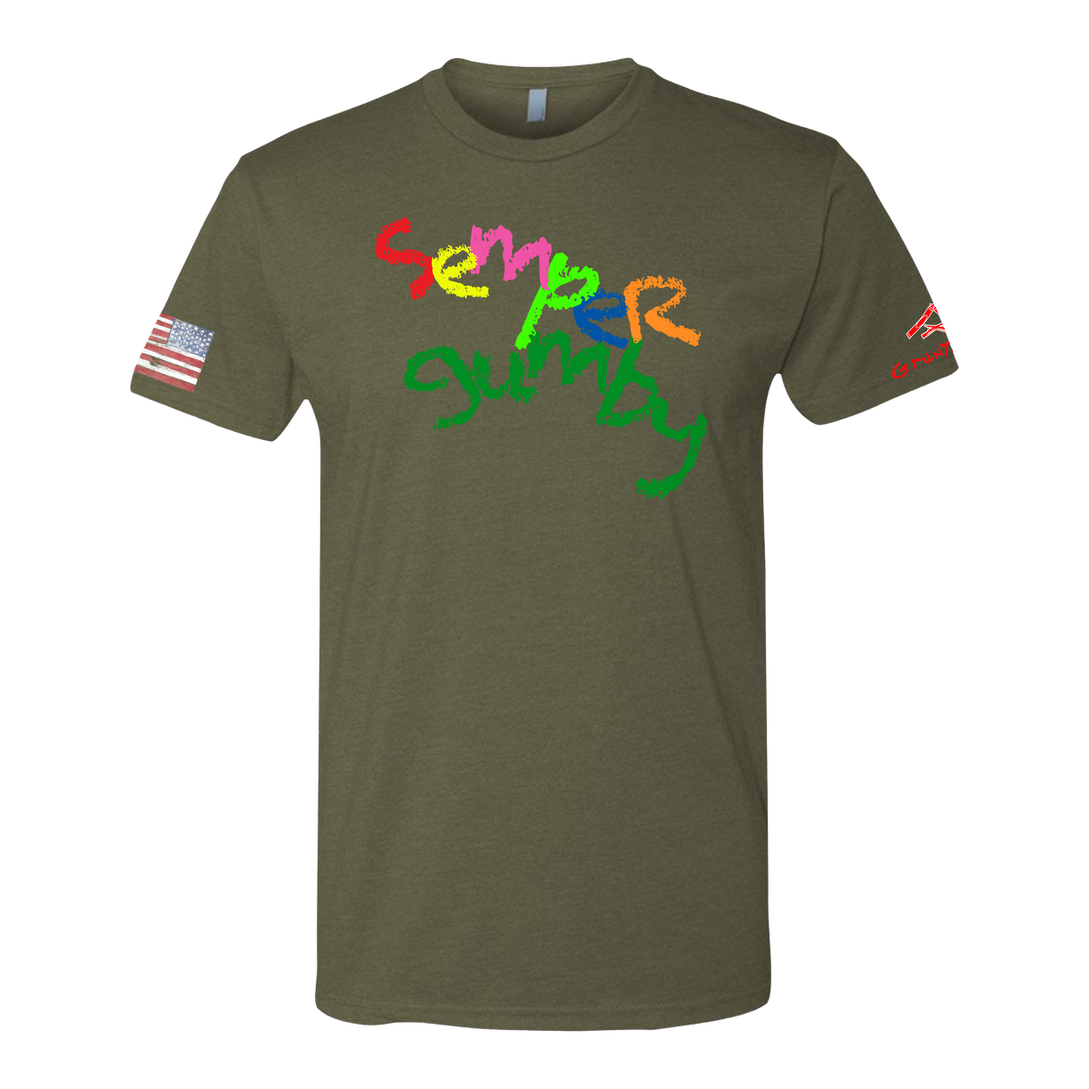SEMPER GUMBY -Crayon Shirt (OD OR CHARCOAL GRAY)