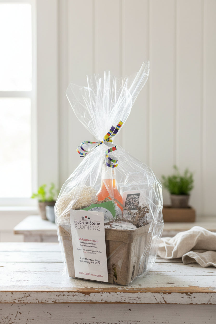 Medium Sized Lotion & Soap Gift Basket – Simple Care Collection