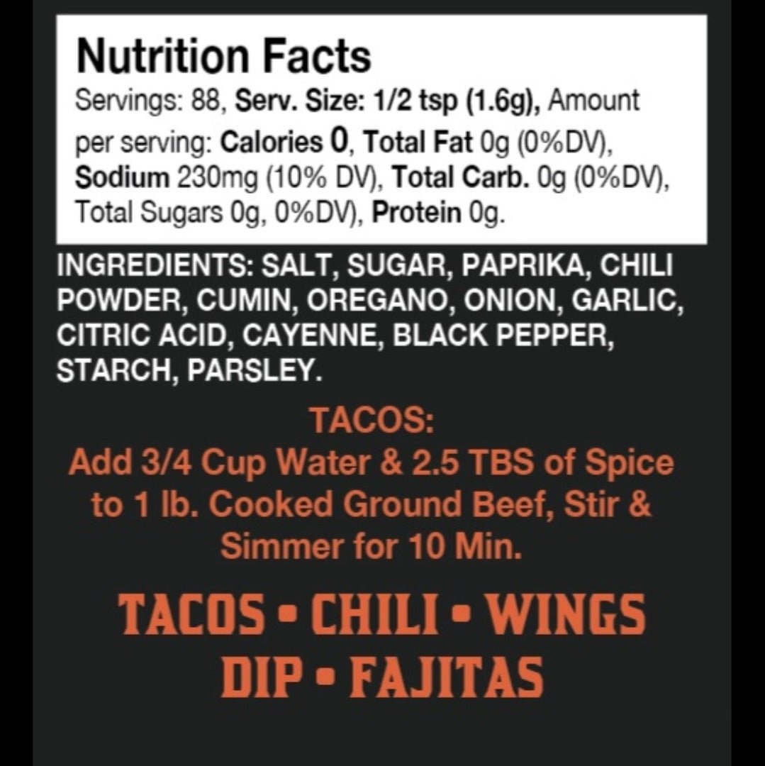 Fiesta Grande - Taco/Fajita Seasoning