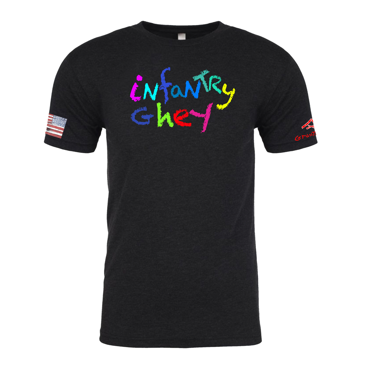 INFANTRY GHEY Crayon Shirt (OD OR CHARCOAL GRAY)