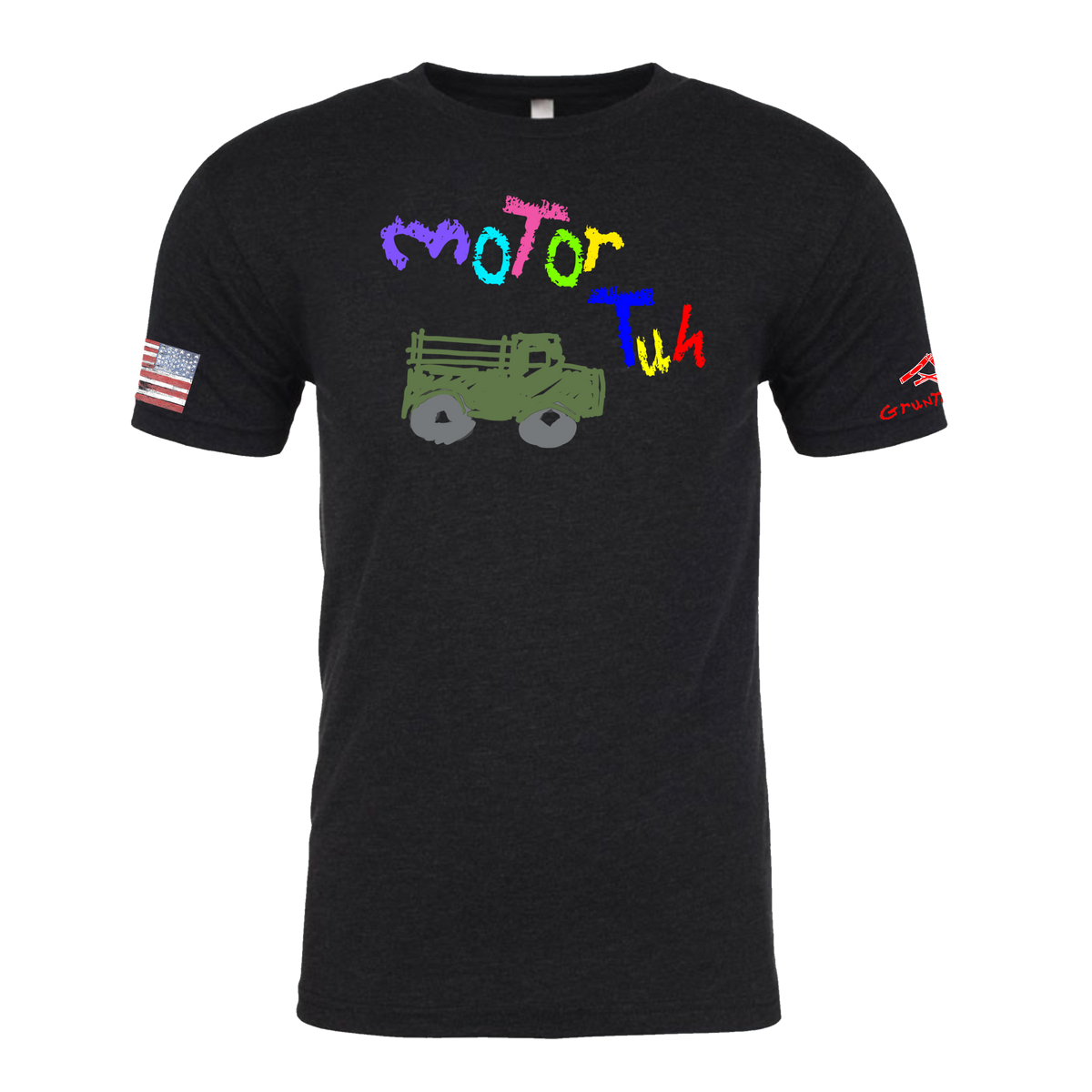 MOTOR TUH-Crayon Shirt (OD OR CHARCOAL GRAY)