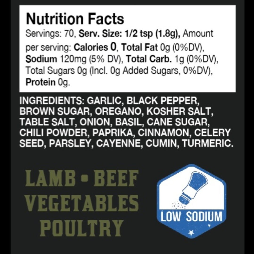 Game Warden - Savory All-Purpose Blend for Wild Game, Poultry, & More