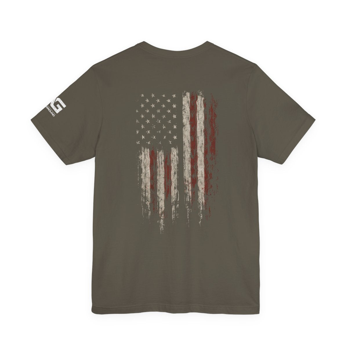 Distressed American Flag T-Shirt — Rustic Stars & Stripes Tee