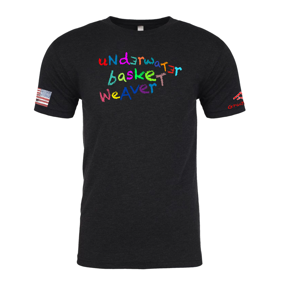 UNDERWATER BASKET WEAVER Crayon Shirt (OD OR CHARCOAL GRAY)