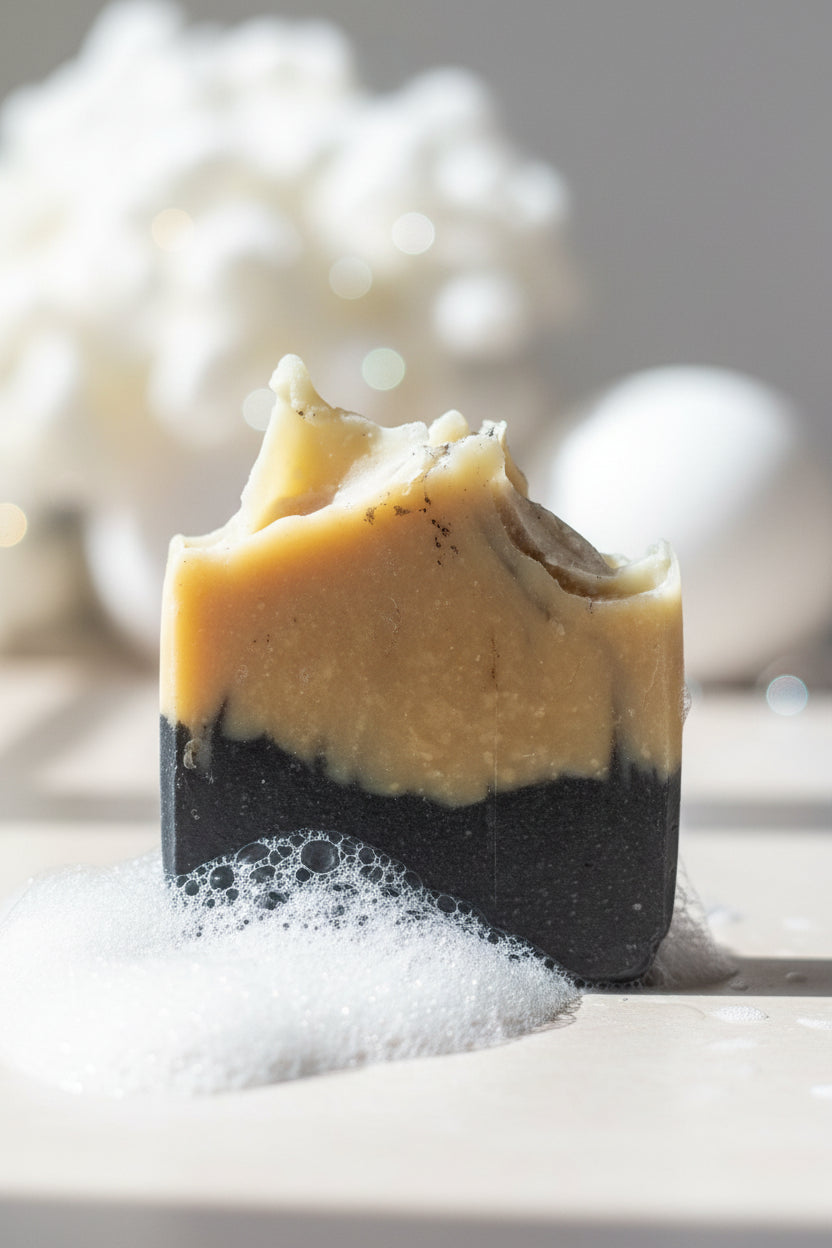 Milk and Charcoal Conditioning Shampoo Bar