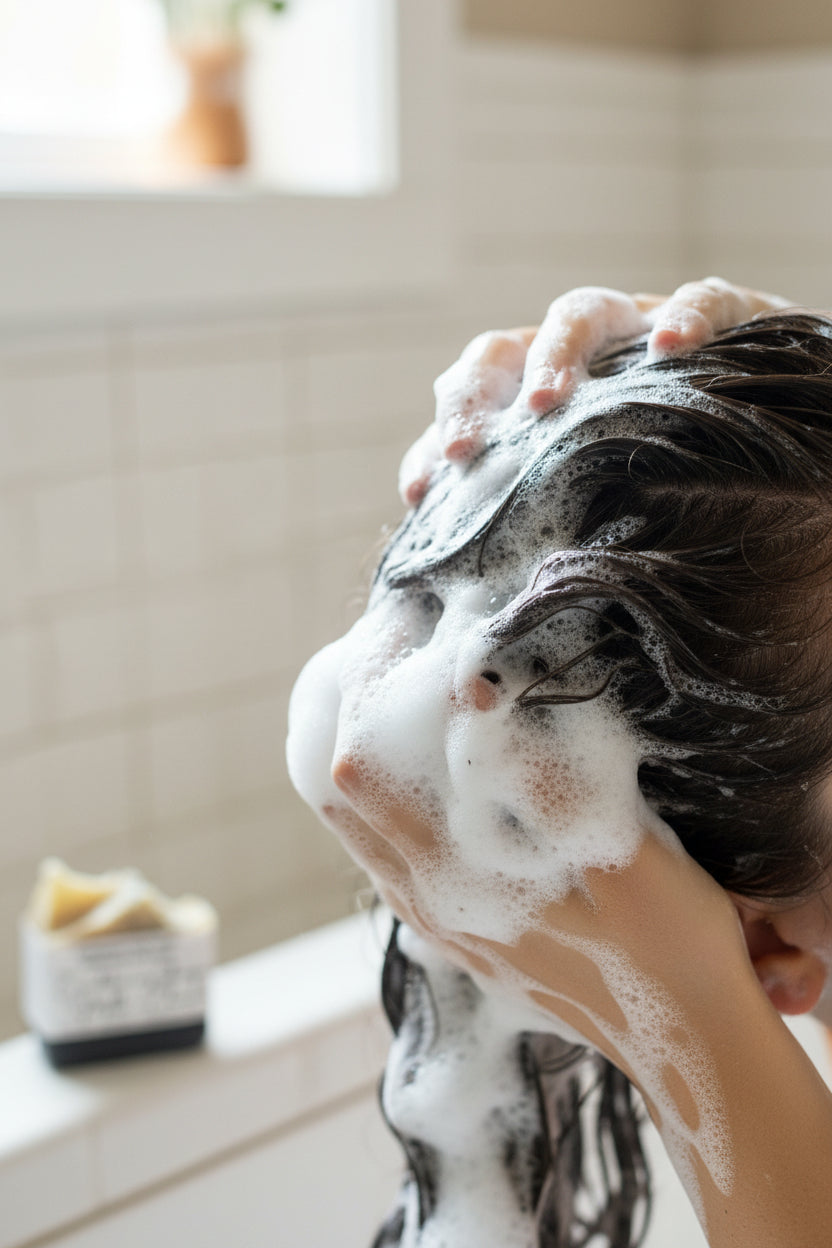 Milk and Charcoal Conditioning Shampoo Bar